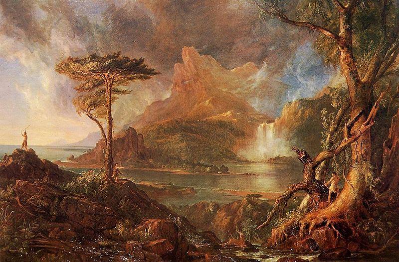 Thomas Cole A Wild Scene china oil painting image